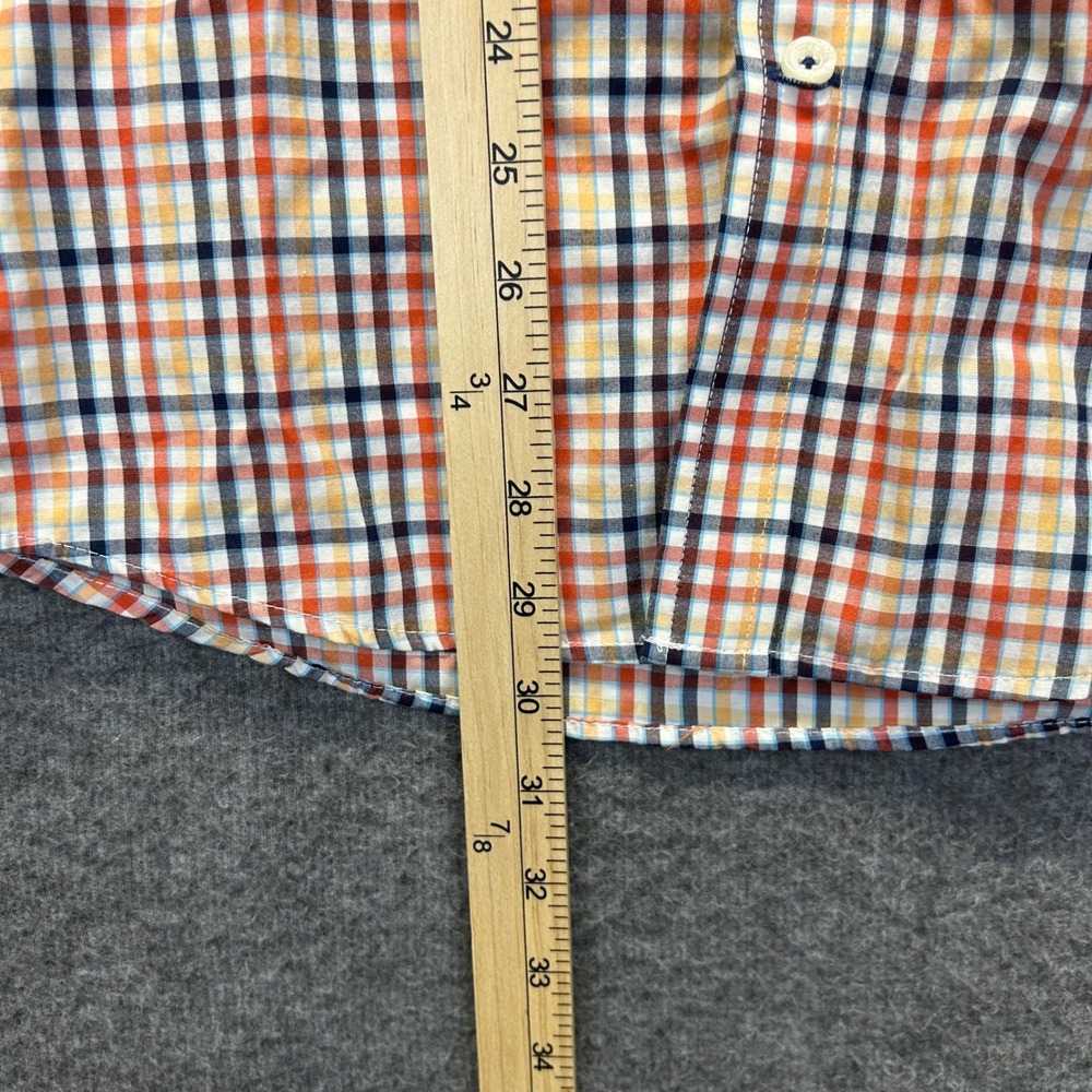 Izod Breeze‎ Collection Mens Small Red Clay Plaid Cool FX Short Sleeve Shirt NEW - Picture 9 of 9
